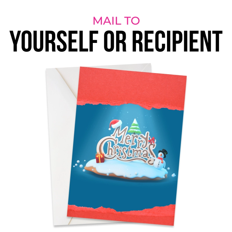 Mail to the recipient or yourself to deliver