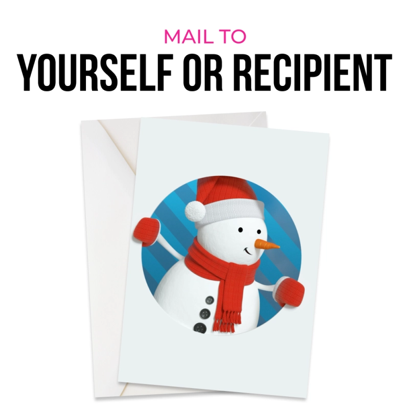 Mail to the recipient or yourself to deliver