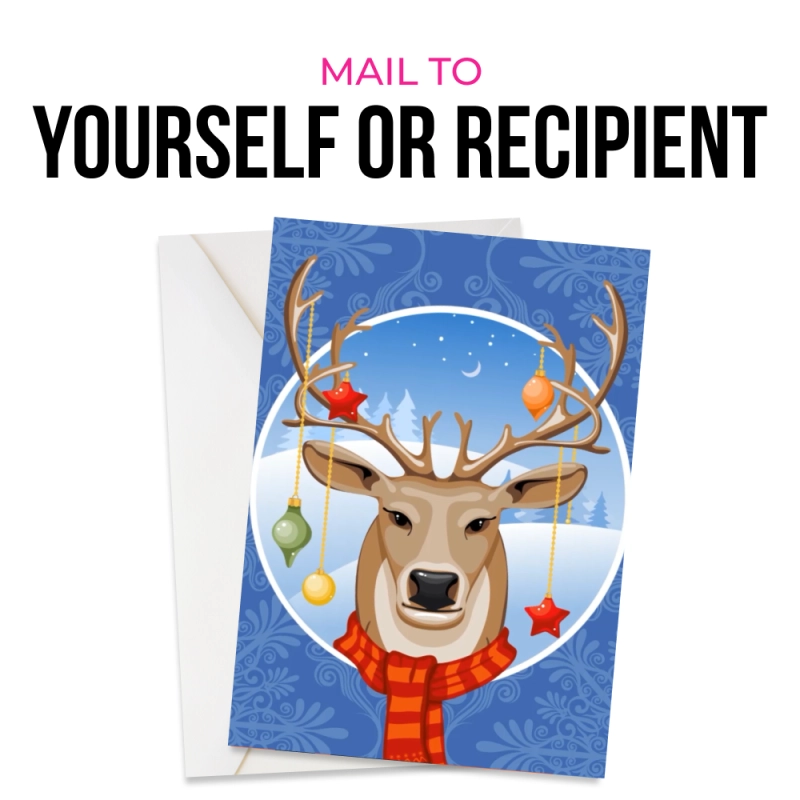 Mail to the recipient or yourself to deliver